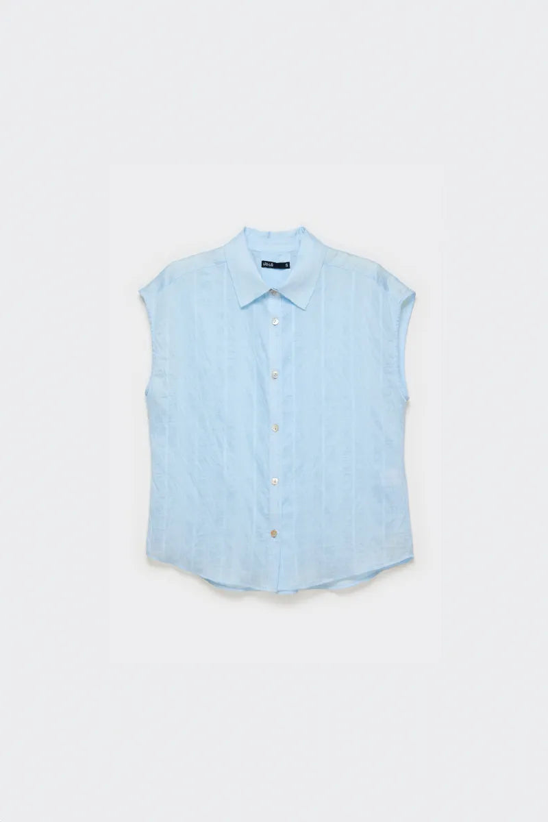 Blusa Mujer Voile Fantasia Celeste
