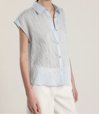 Blusa Mujer Voile Fantasia Celeste