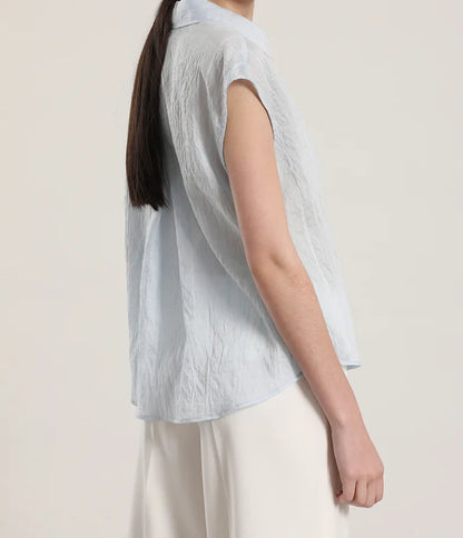 Blusa Mujer Voile Fantasia Celeste