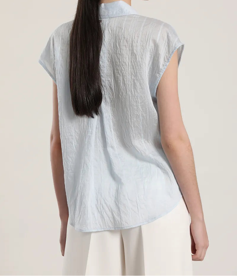 Blusa Mujer Voile Fantasia Celeste