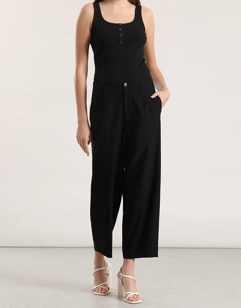 polera-mujer-top-botones-algodón-ribb-negro