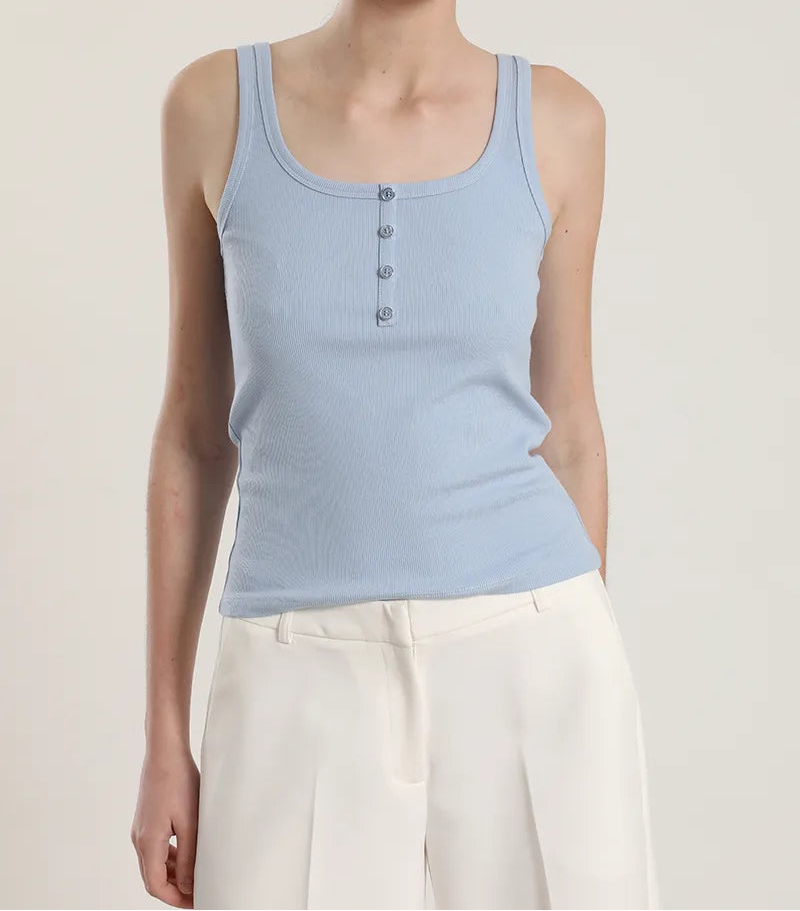 polera-mujer-top-botones-algodón-ribb-celeste
