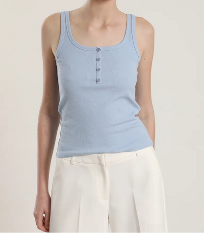 polera-mujer-top-botones-algodón-ribb-celeste
