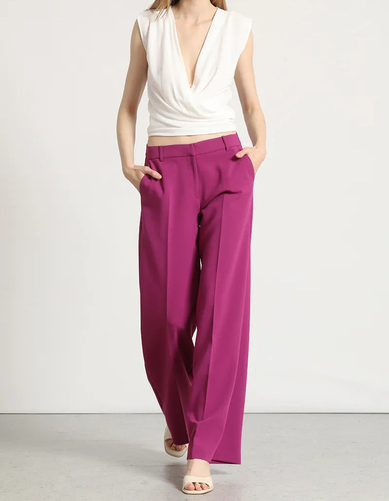 Polera Mujer Top Cruzado Crudo