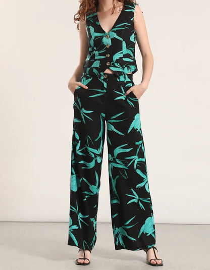 pantalon-mujer-ancho-tiro-alto-mezcla-lino-estampado-negro