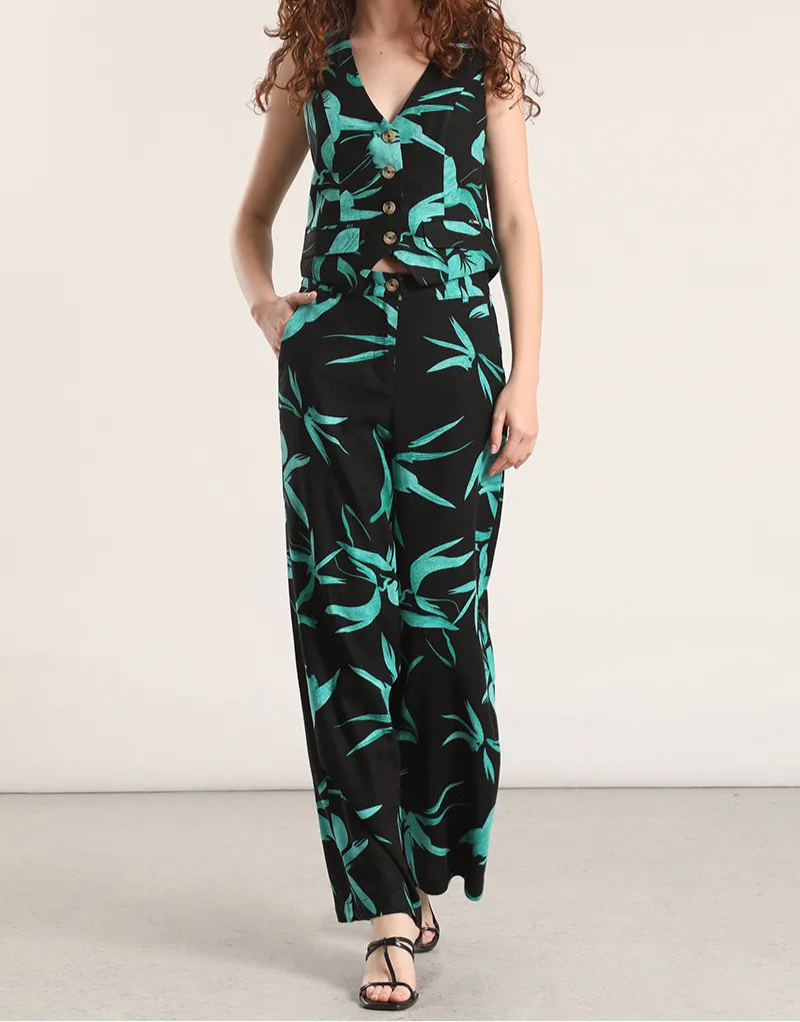 pantalon-mujer-ancho-tiro-alto-mezcla-lino-estampado-negro