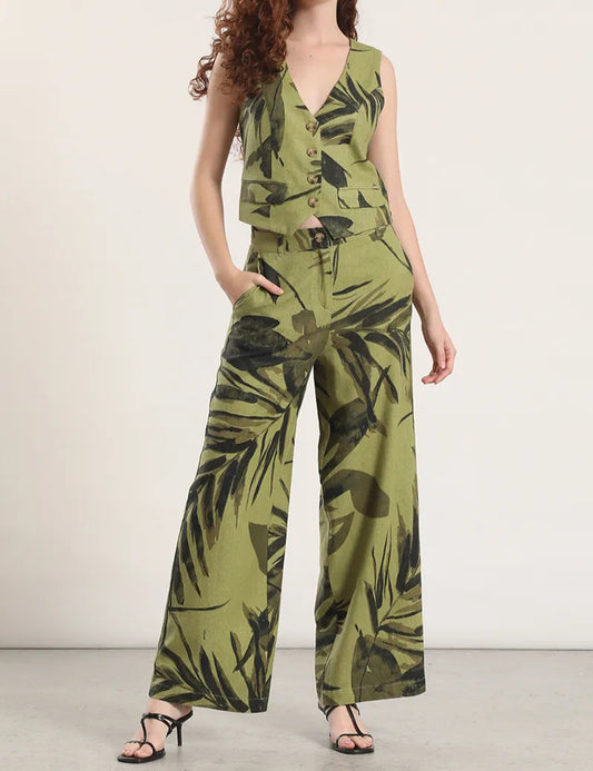 pantalon-mujer-ancho-tiro-alto-mezcla-lino-estampado-verde