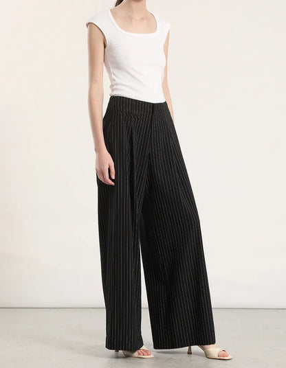 pantalon-mujer-ancho-tiro-alto-listado-negro