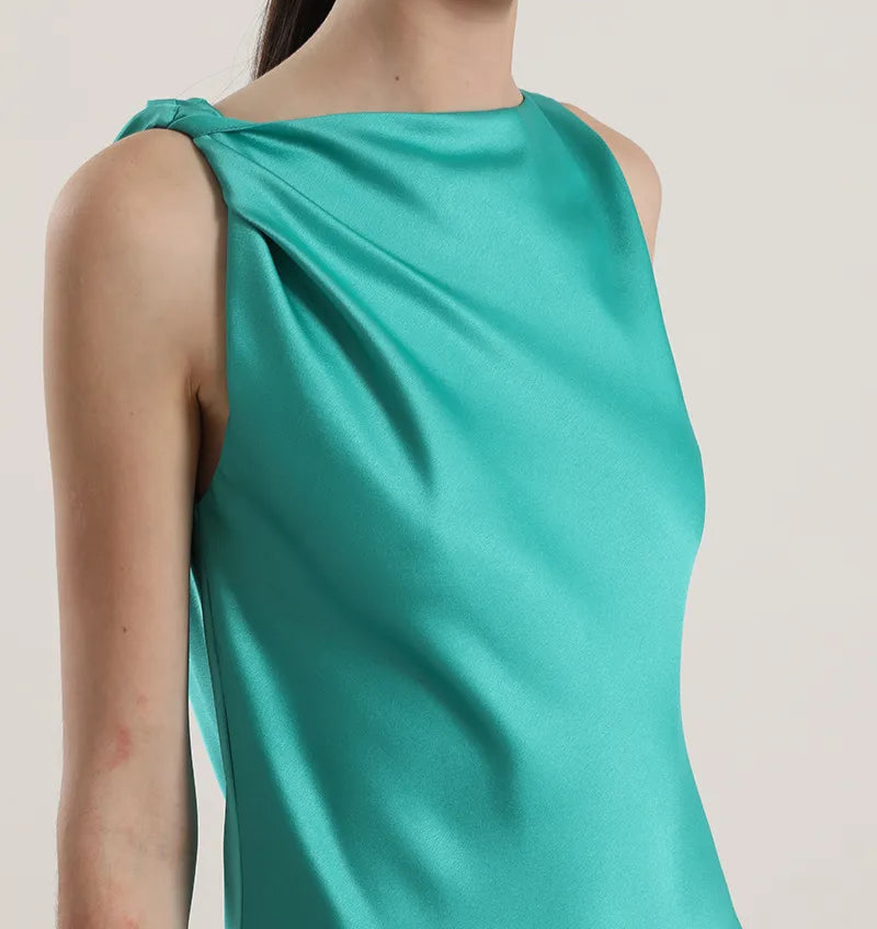 vestido-mujer-maxi-sesgado-satin-verde