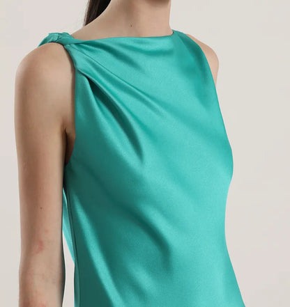 vestido-mujer-maxi-sesgado-satin-verde