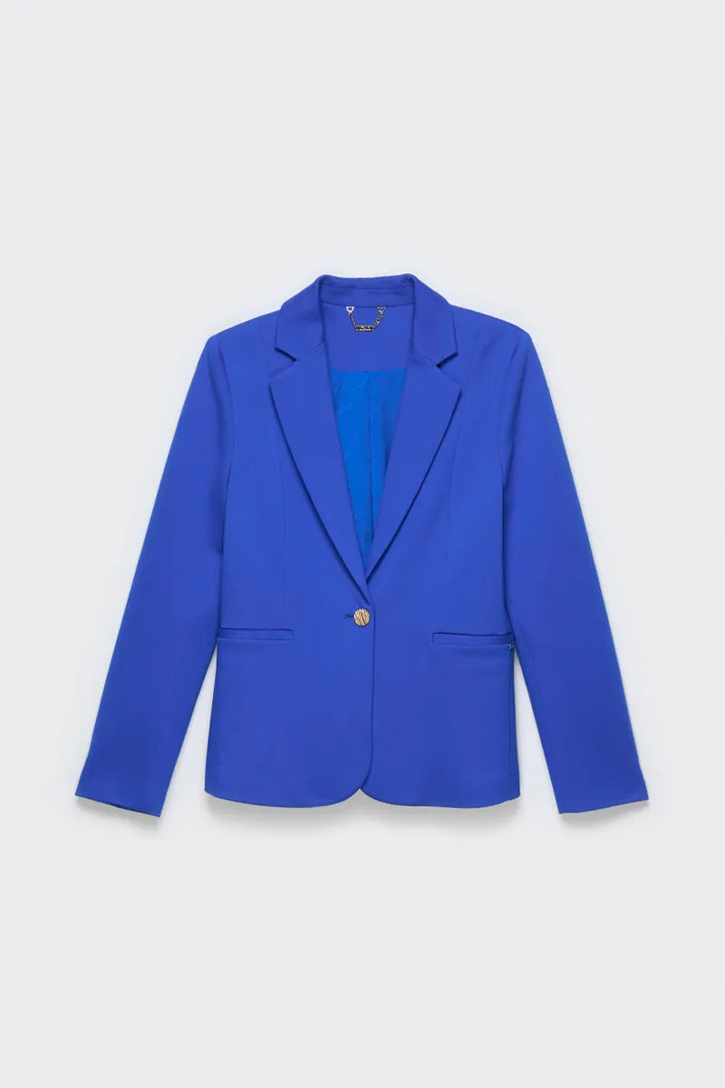 Blazer Mujer Basico Roma Azul