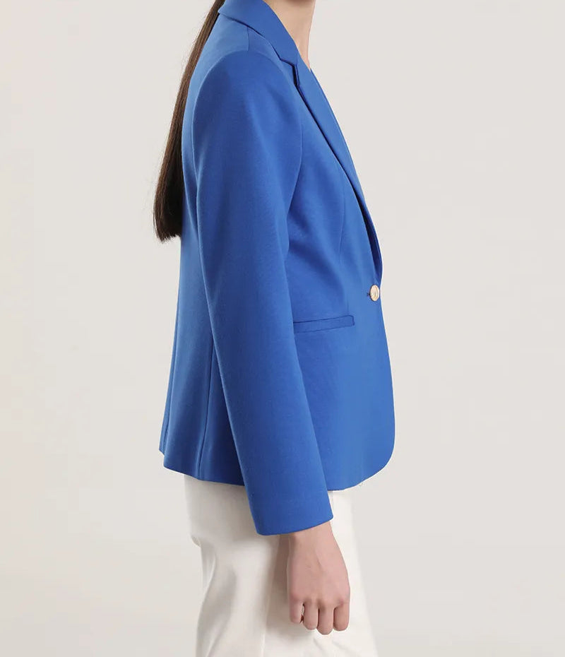 Blazer Mujer Basico Roma Azul