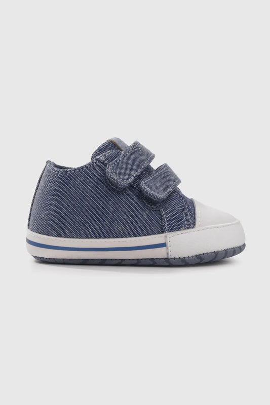 Zapatilla Bebé Niño Urbana con cierre de velcro Azul