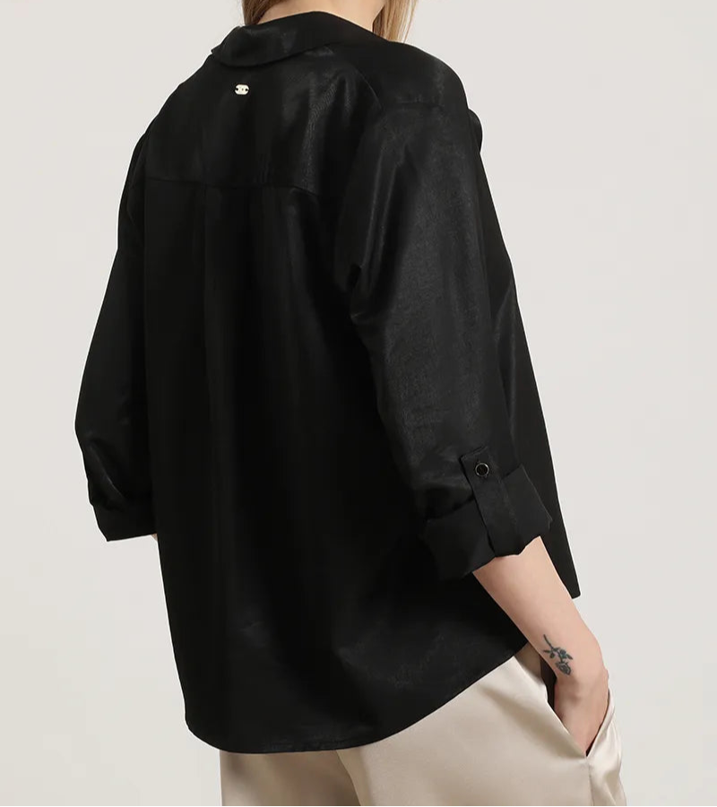 Blusa Mujer Basica Negro