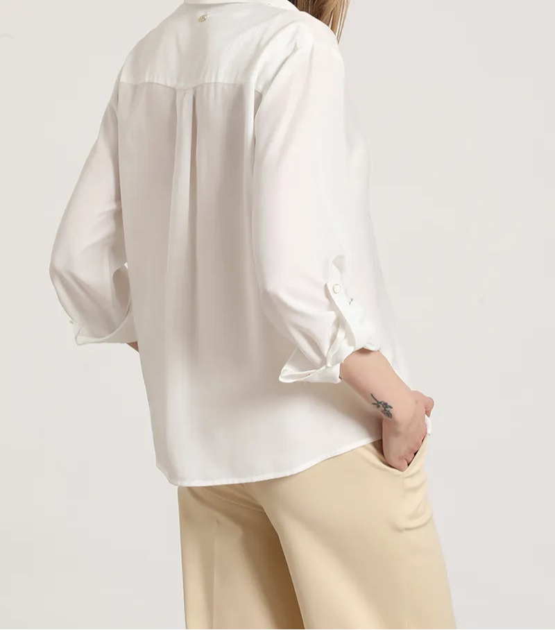 Blusa Mujer Basica Crudo