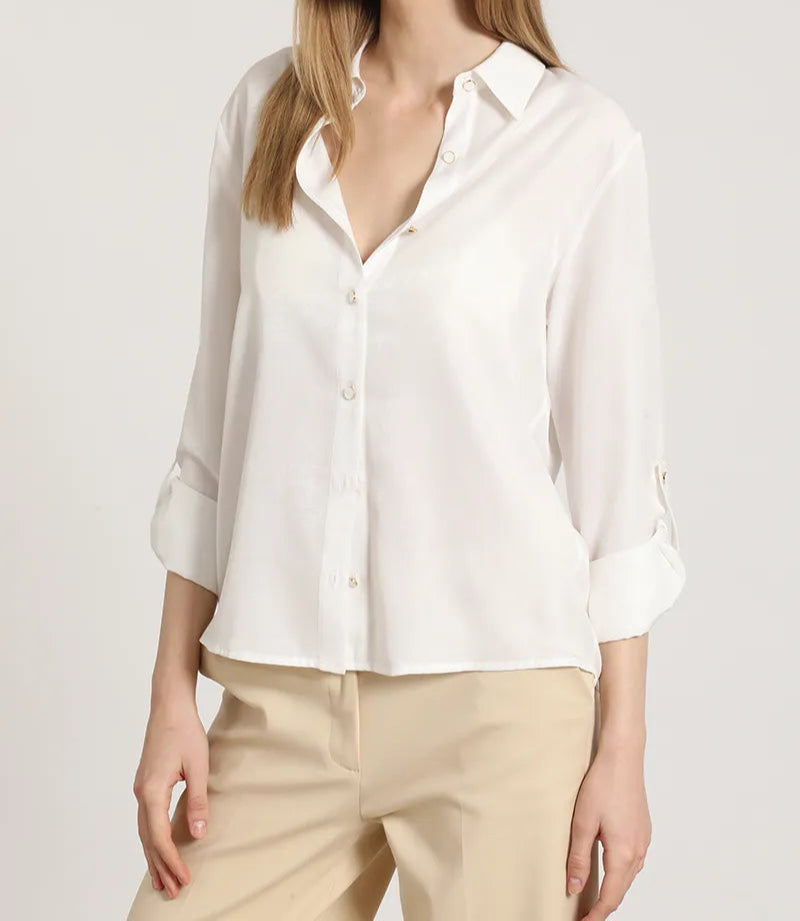 Blusa Mujer Basica Crudo