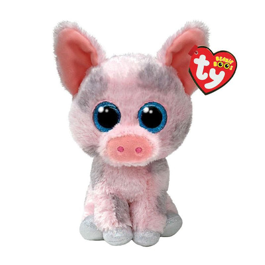 Peluche TY Beanie Boos Hambone Cerdo Rosa