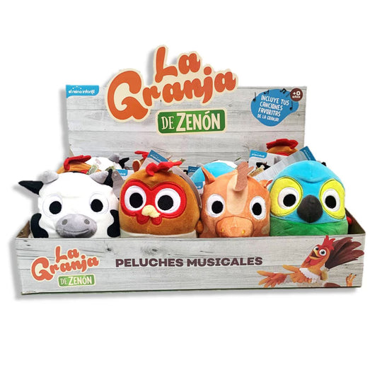 La Granja De Zenon Peluche Redondo Con Cancion