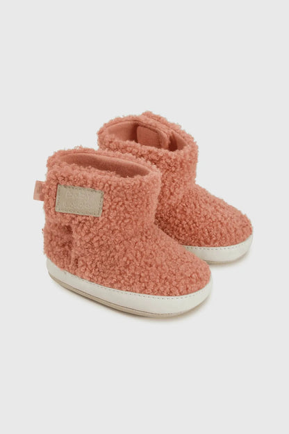 Bota Bebé Niña Chiporro con Velcro Rosada