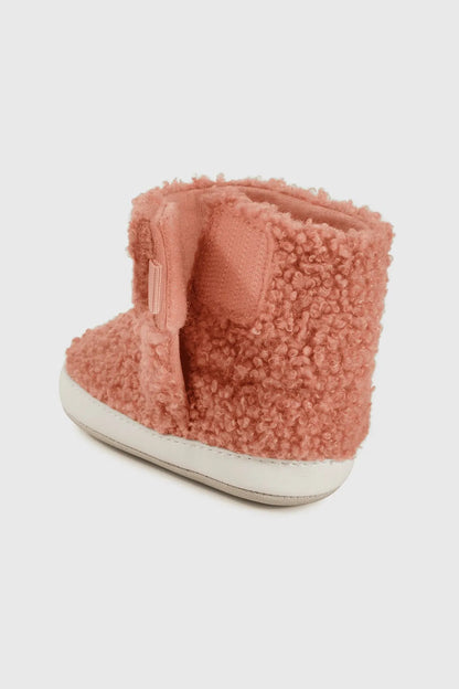 Bota Bebé Niña Chiporro con Velcro Rosada