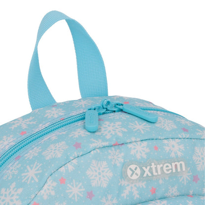 Mochila Escolar Niña Kinder Celeste