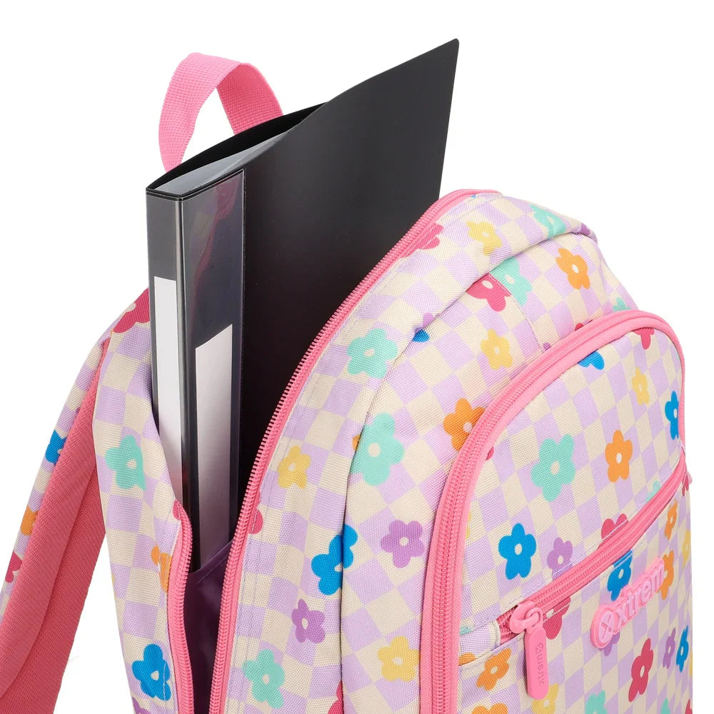 Mochila Escolar Niña Logan Rosada