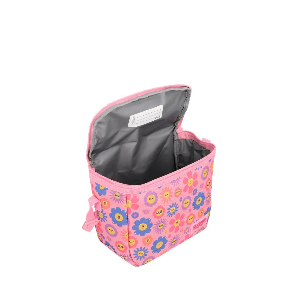 Mochila + Estuche + Lonchera Multipack Niña Flores Pink