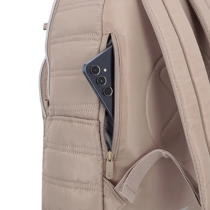 Mochila Para Notebook Mujer 15" Vermont Simply Taupe