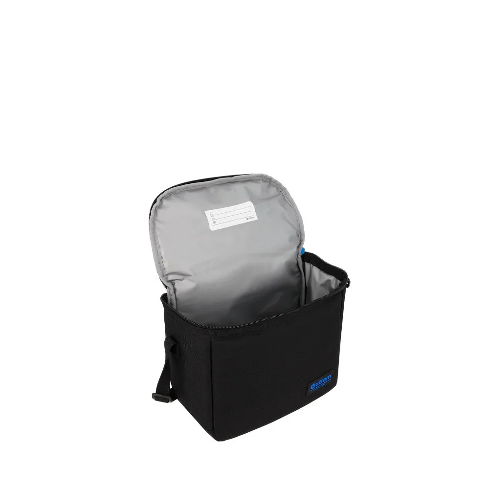 Mochila Triple Pack + Estuche + Lonchera Niño Negro-Azul