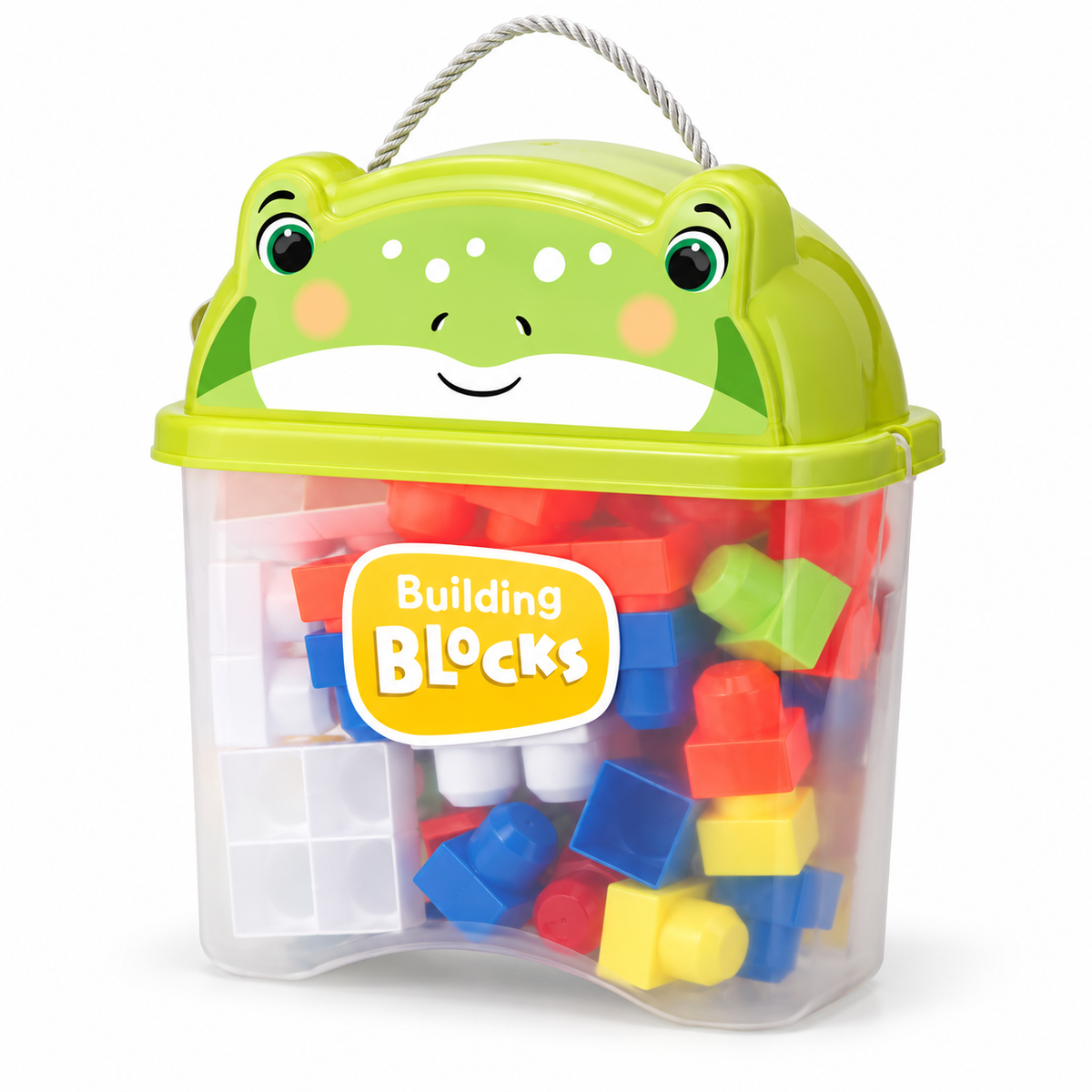 Balde Ranita Con Bloques 35 Piezas