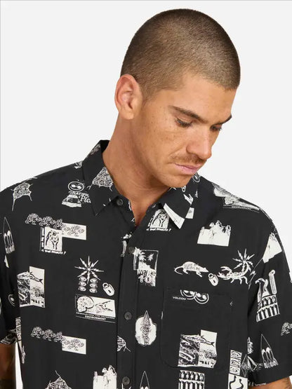 Camisa Hombre Stoney Negro