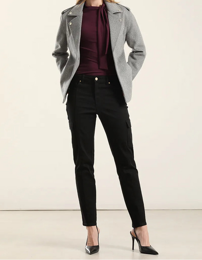 Chaqueta Mujer Biker Muflon Fantasia Gris