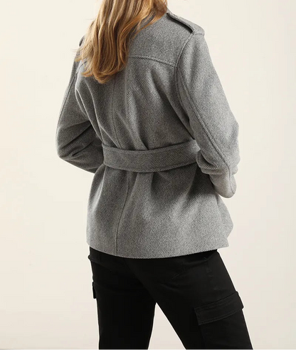 Chaqueta Mujer Biker Muflon Fantasia Gris