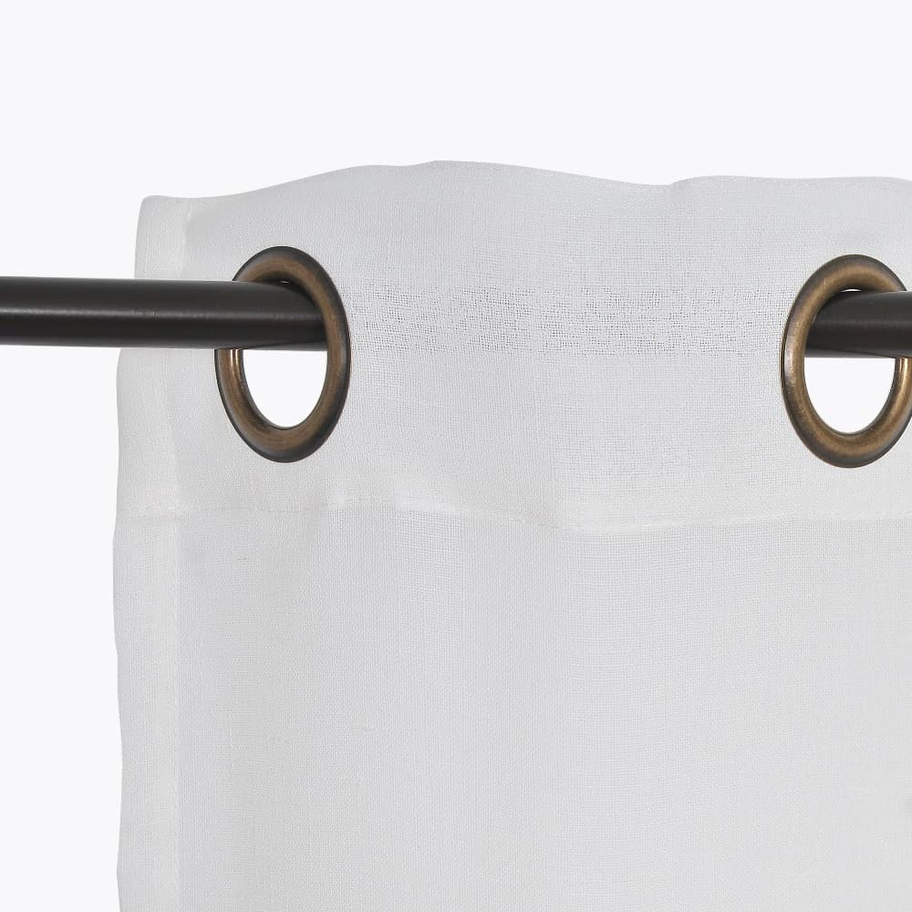 Set Cortinas Velo Lino Argolla Beige