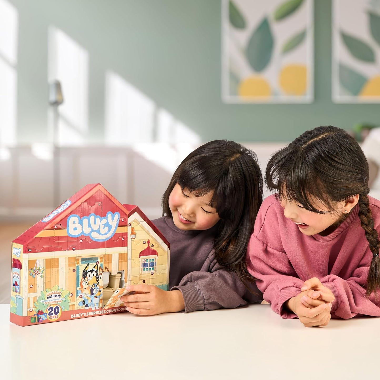 Calendario de cuenta regresiva sorpresa de Bluey