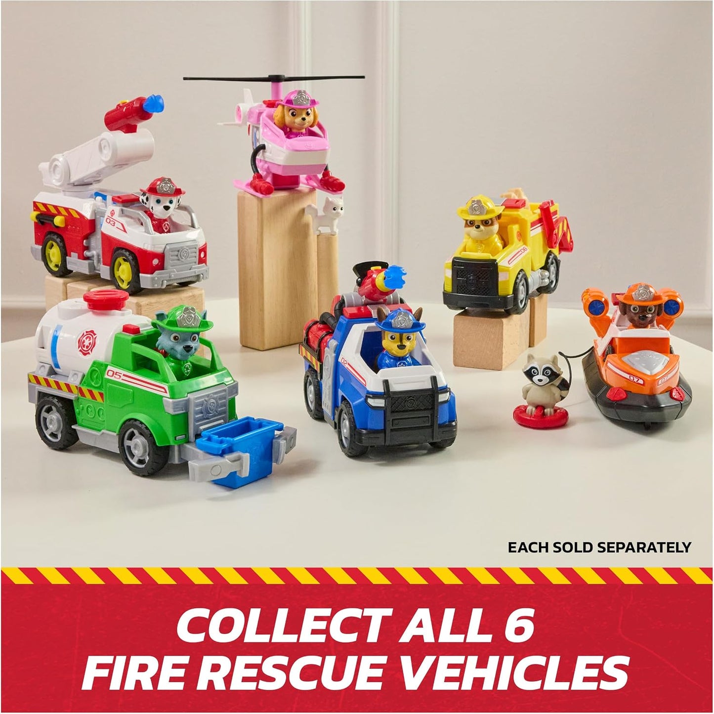 Vehículo De Camión De Bomberos Fire Rescue Marshalls