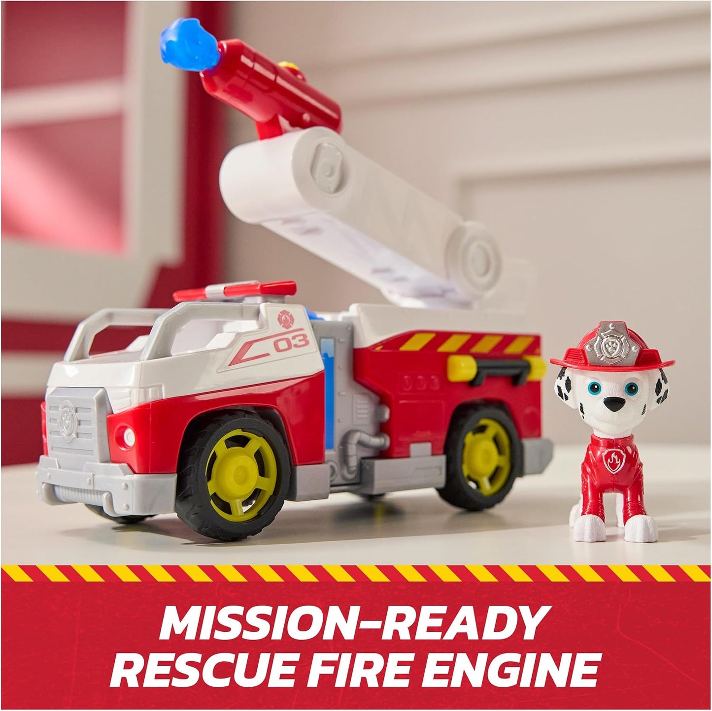 Vehículo De Camión De Bomberos Fire Rescue Marshalls