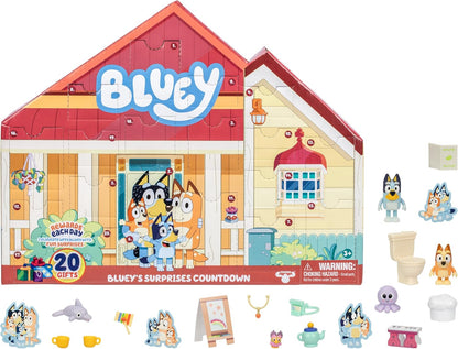 Calendario de cuenta regresiva sorpresa de Bluey