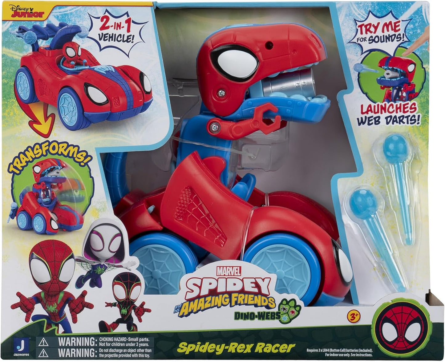 Vehículo  Spidey Rex Racer