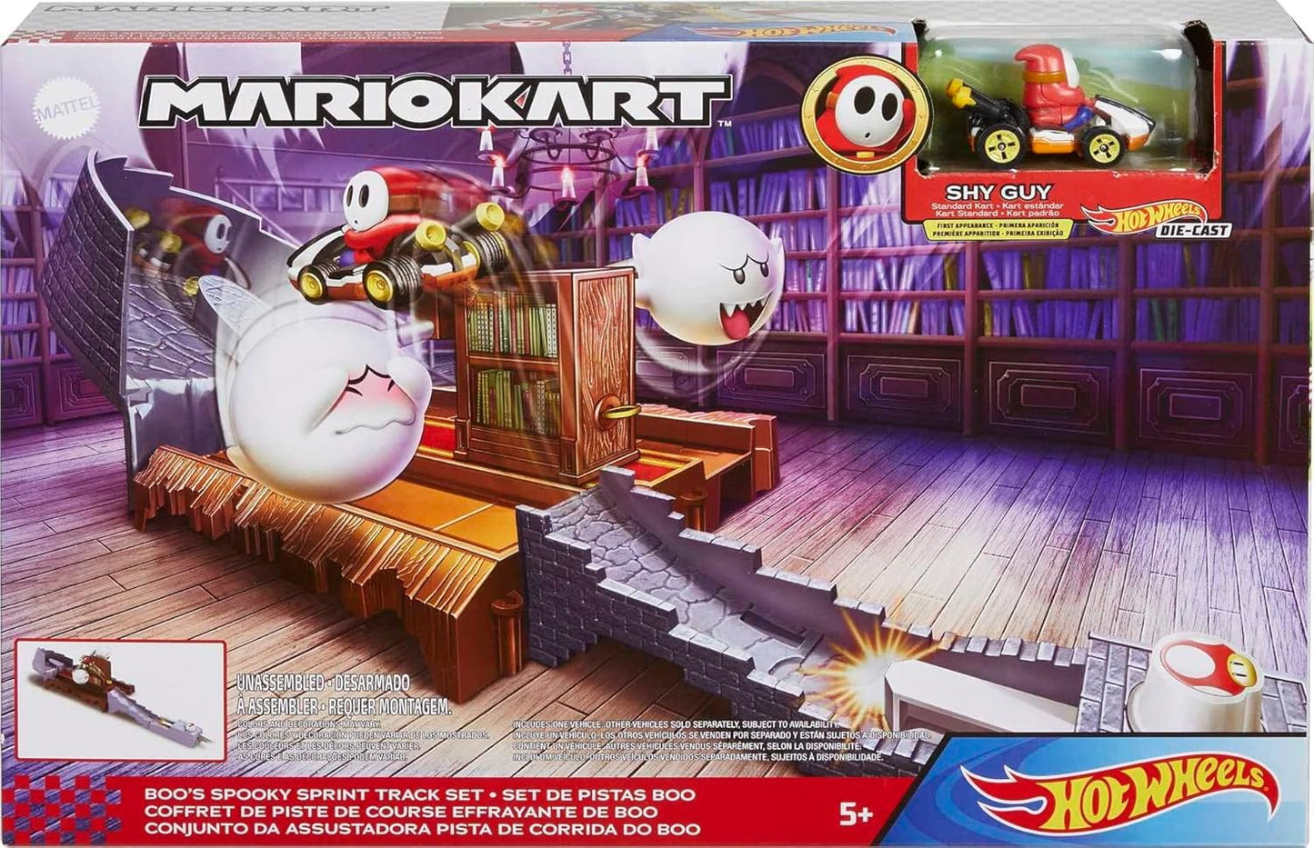 Pista de autos Nintendo - boo