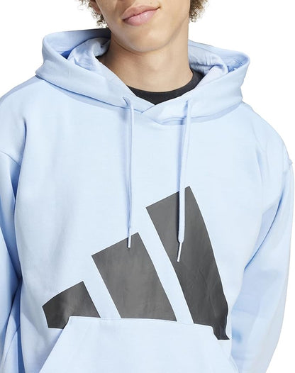 Polerón Hombre Capucha Celeste