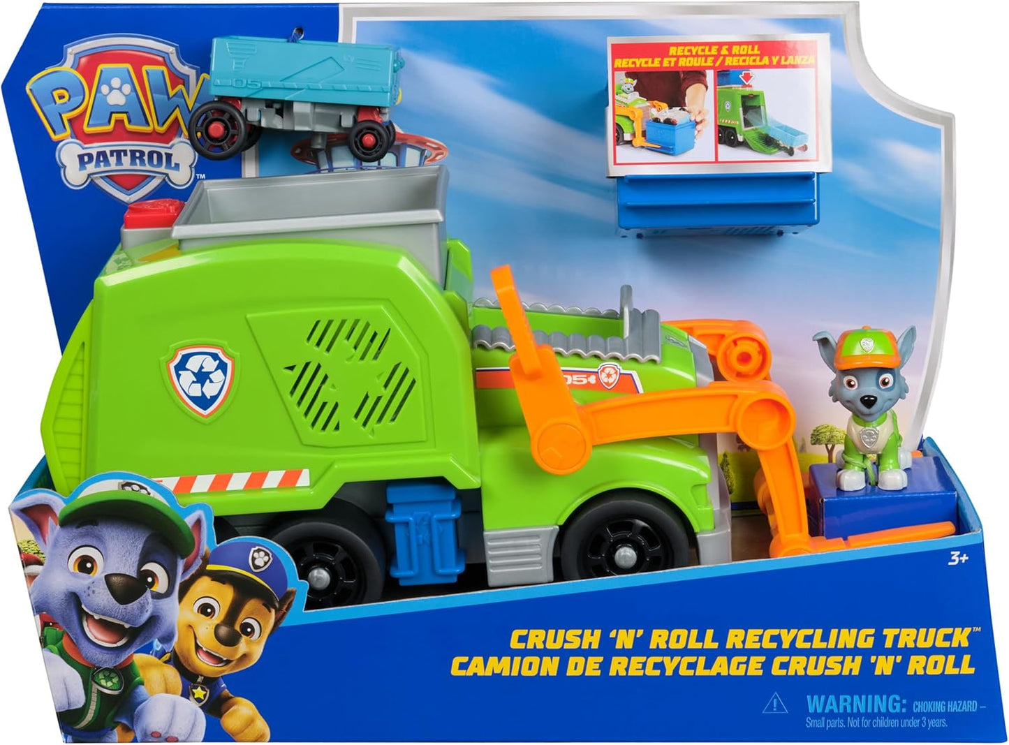 Camión de reciclaje Paw Patrol
