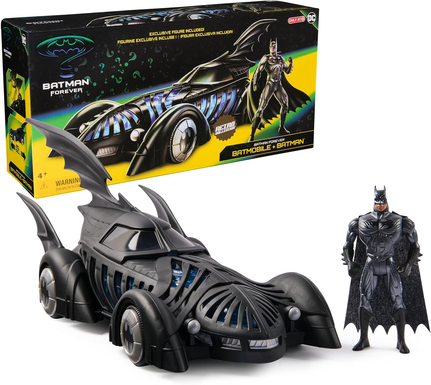 Figura Batman con Batimovil
