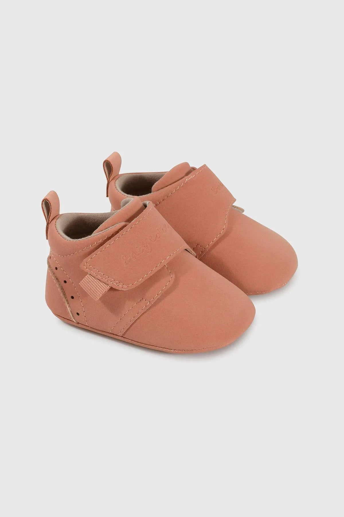 Zapato Bebé con Velcro Rosado