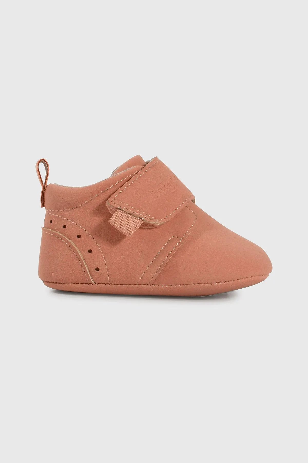 Zapato Bebé con Velcro Rosado