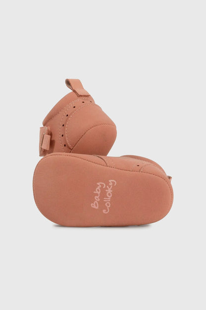 Zapato Bebé con Velcro Rosado