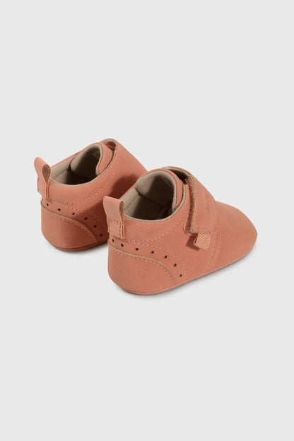 Zapato Bebé con Velcro Rosado