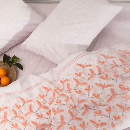 Sábana 1.5 Plazas 180 Hilos Estampado Fauna