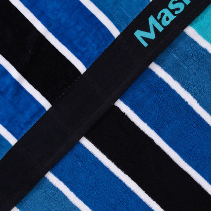 Toalla Playa Jacquard Algodón 80x160 cm Blue-lines