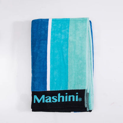 Toalla Playa Jacquard Algodón 80x160 cm Blue-lines